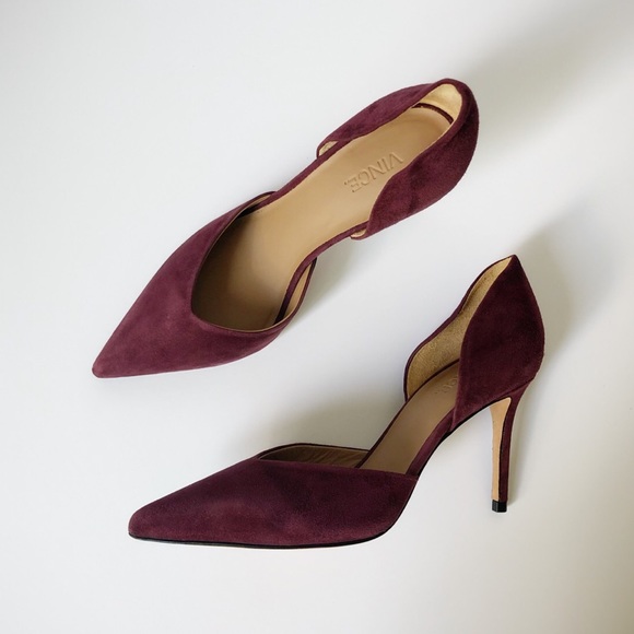 Vince Paulette Suede D’Orsay Pump - Picture 5 of 8